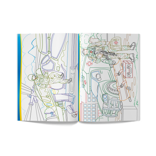 Товары для рисования - Раскраска Crystal book Защитники Украины (9786175473580)#3