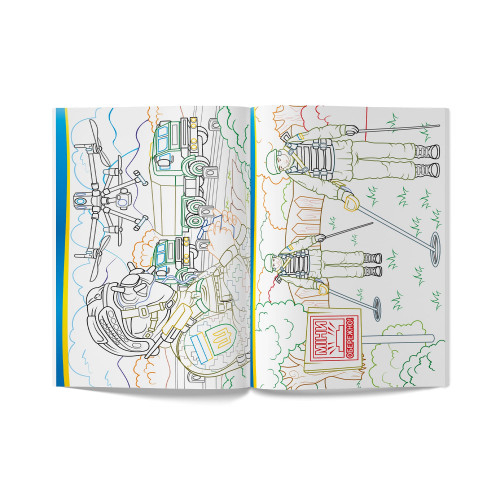 Товары для рисования - Раскраска Crystal book Защитники Украины (9786175473580)#4