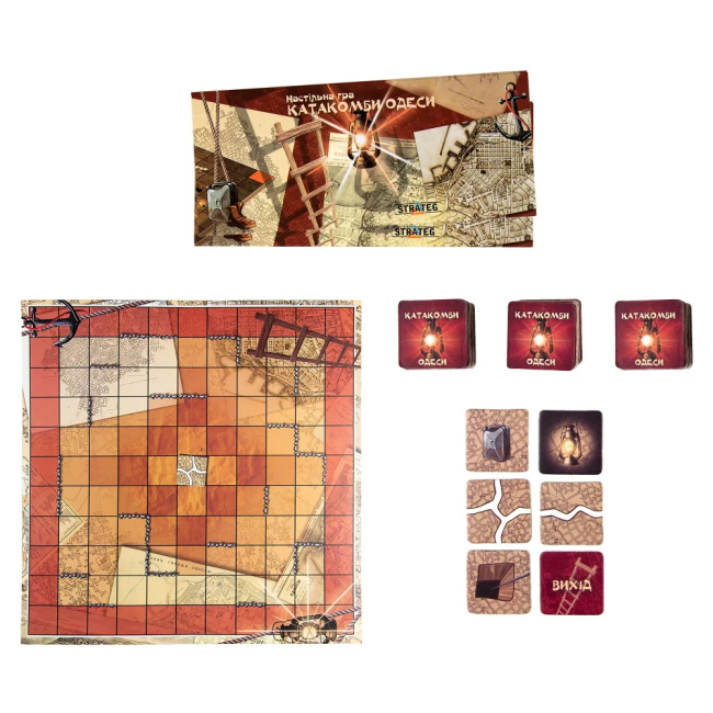 Настольные игры - Настольная игра Strateg Катакомбы Одессы (30285)#2