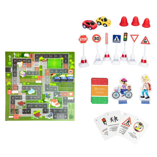 Настільні ігри - Настільна гра Strateg Дорожні знаки (30245)#2