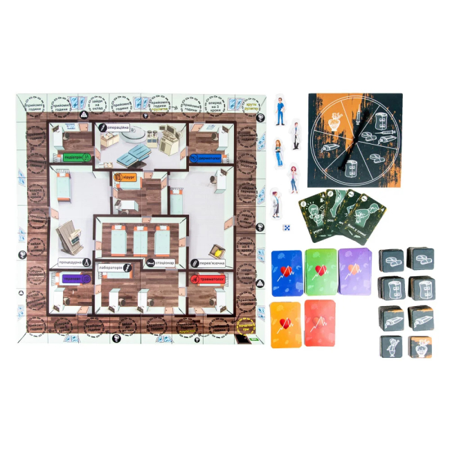 Настільні ігри - Настільна гра Strateg Doctoring змагання лікарів (30916)#2