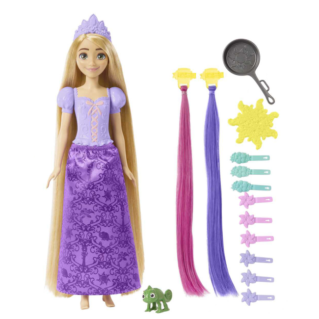 Куклы - Кукла Disney Princess Рапунцель Фантастические прически (HLW18)#3
