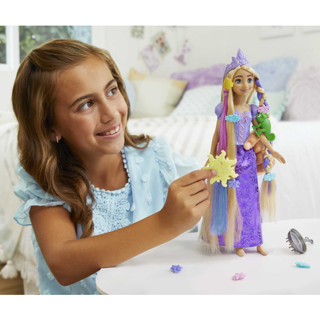 Куклы - Кукла Disney Princess Рапунцель Фантастические прически (HLW18)#6