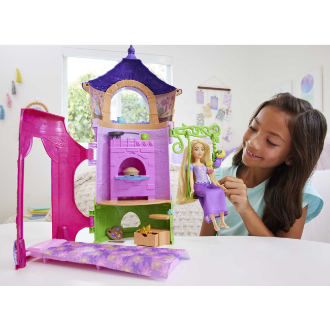 Ляльки - Ігровий набір Disney Princess Рапунцель Висока вежа (HLW30)#5