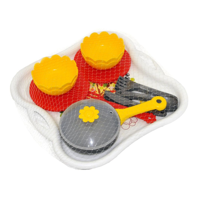 Детские кухни и бытовая техника - Набор посуды Tigres Пицца на белом подносе (39896/1)#3