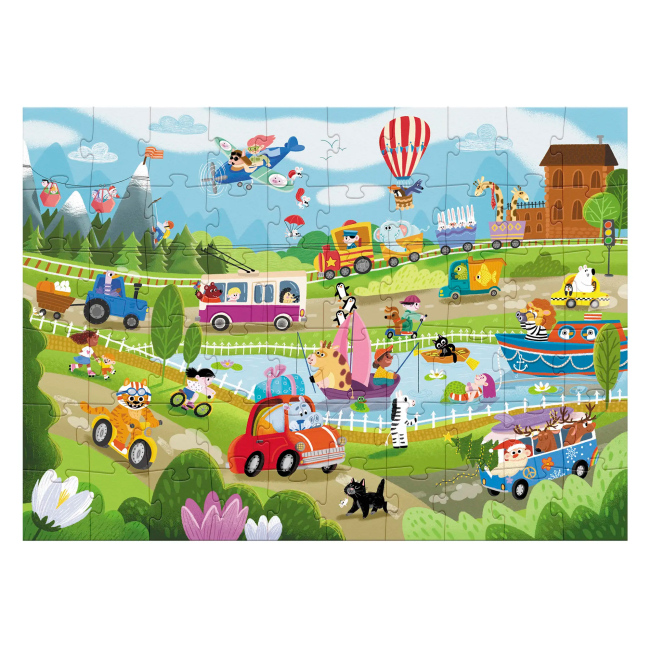 Пазли - Вімельпазл Dodo Диво-транспорт 60 елементів (300561)#2