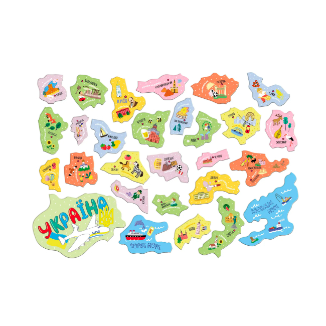 Пазлы - Пазл Dodo Магнитная карта Украины (200241)#3