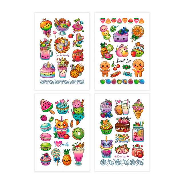 Косметика - Набор временных татуировок Dodo Сладкие мечты (301102)#2