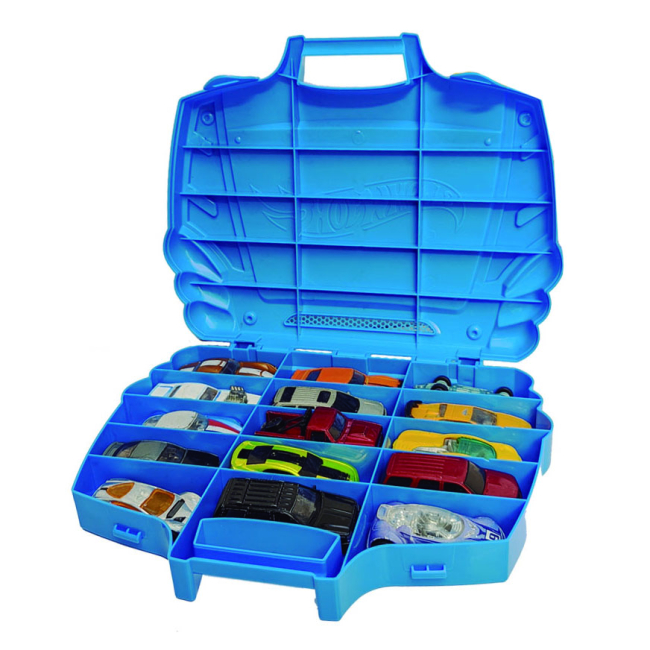Паркінги і гаражі - Гаражний кейс для машинок Hot Wheels синій (HWCC16/4)#2