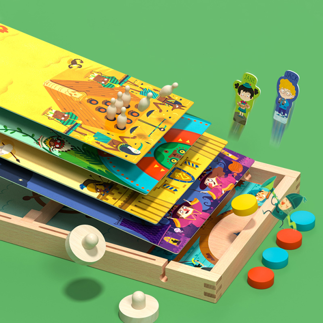 Настільні ігри - Настільна гра Mideer Каррон 10 в 1 (MD2131)#4