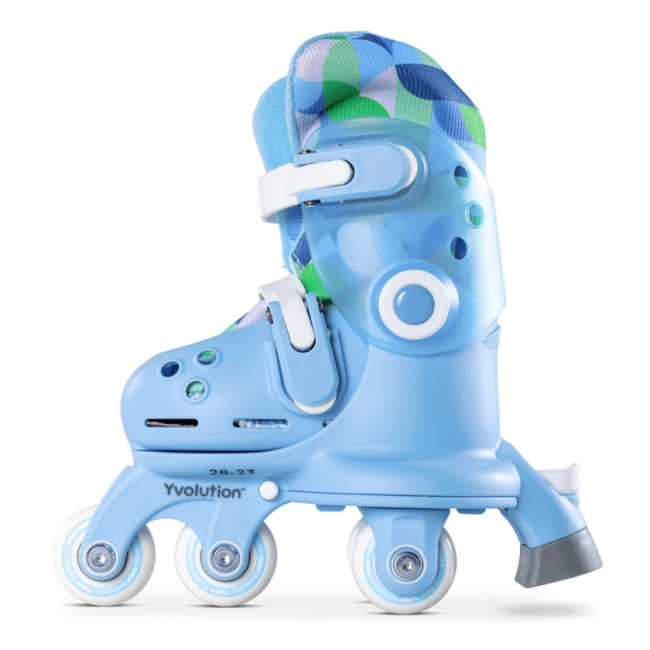 Ролики детские - Роликовые коньки Yvolution Switch Skates голубые 24-28 (YR25B4)#4