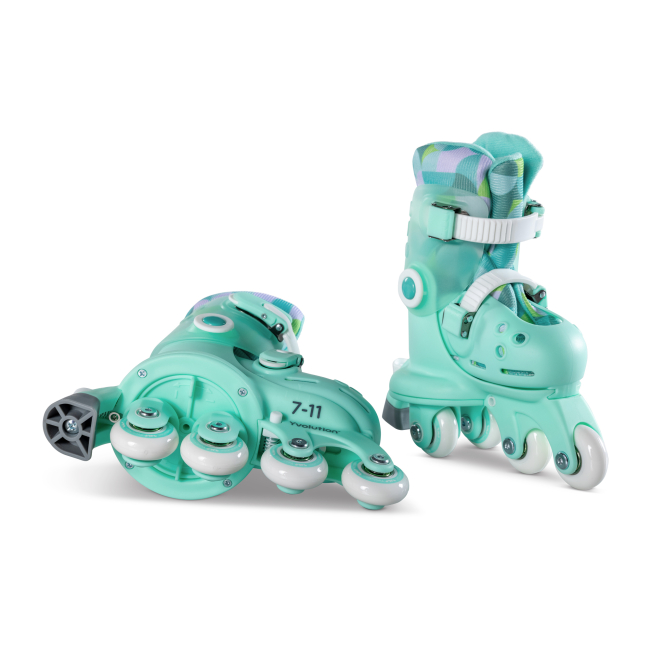 Ролики детские - Роликовые коньки Yvolution Switch skates салатовые 23-28 (YR25G4)#2