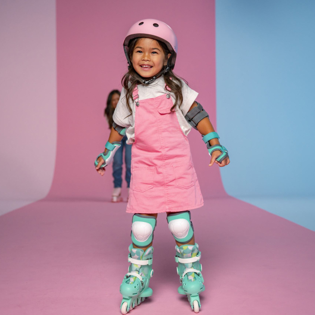 Ролики детские - Роликовые коньки Yvolution Switch skates салатовые 23-28 (YR25G4)#5