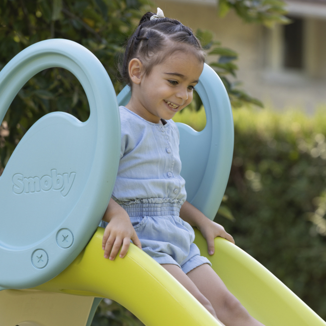 Ігрові комплекси, гойдалки, гірки - Ігровий набір Smoby Мега гірка 2 в 1 (820200)#6