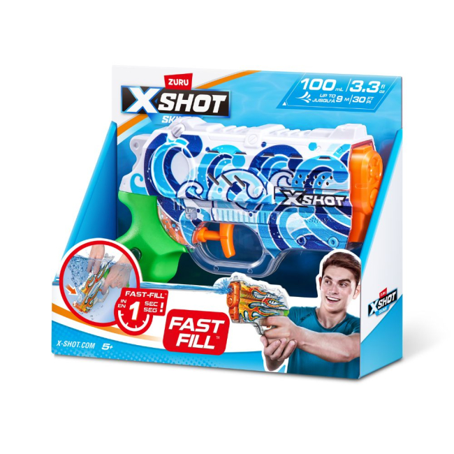 Водна зброя - Водний бластер X-Shot Skins Fast fill Nano Hydra (11853A)#4