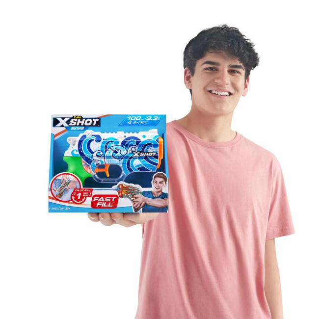 Водна зброя - Водний бластер X-Shot Skins Fast fill Nano Hydra (11853A)#5