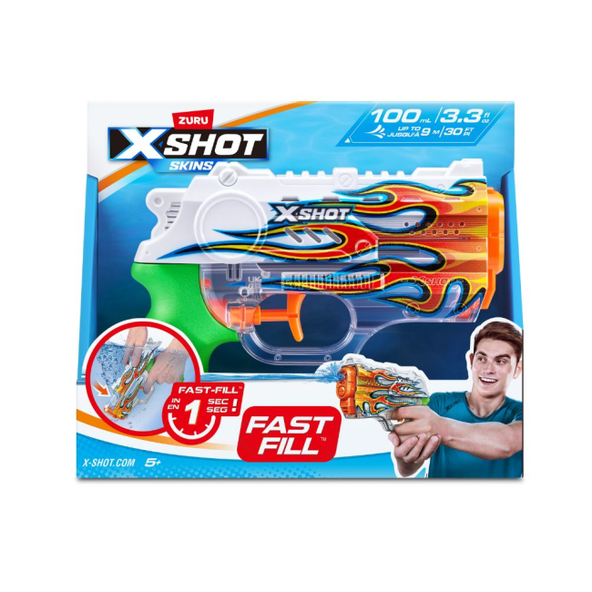 Водна зброя - Водний бластер X-Shot Fast Fill Skins Nano Inferno (11853D)#3