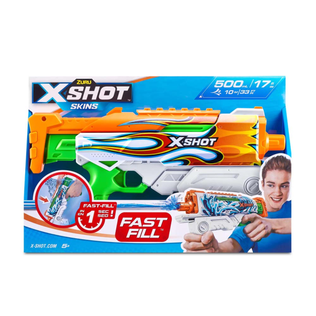 Водна зброя - Водний бластер X-Shot Fast FIill Sins Hyperload Inferno (11854D)#3