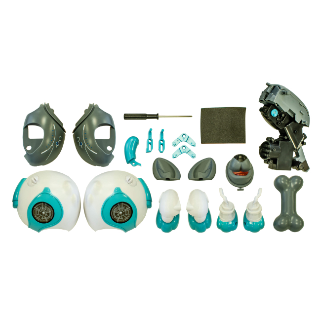 Роботи - Конструктор BitKit Песик розумний робот білий (DIY013)#2