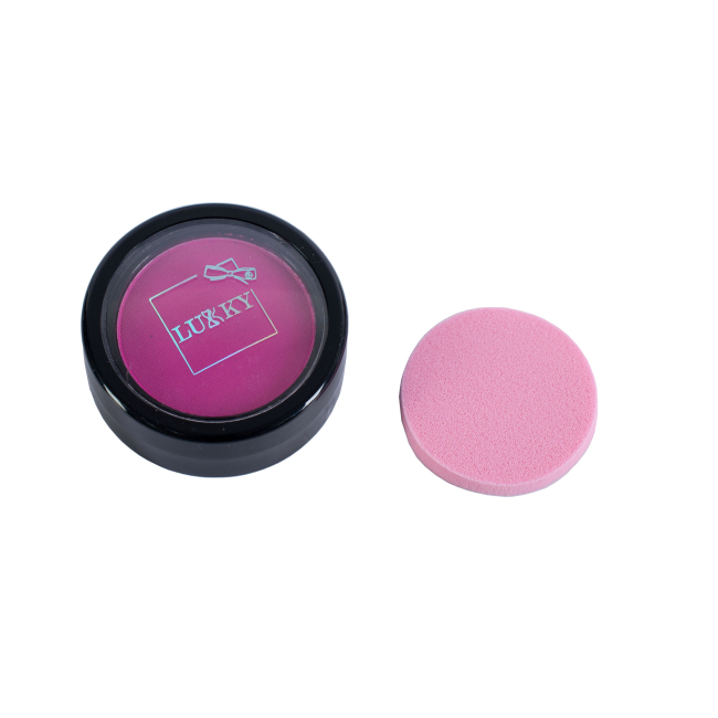 Косметика - Детский пудровый мел для волос Lukky розовый со спонжем (T11917)#2