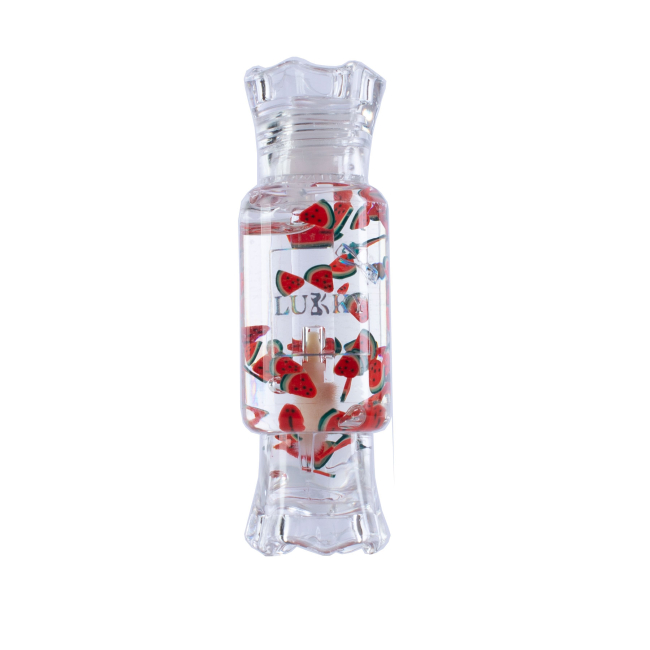 Косметика - Масло-блеск для губ Lukky Фруктикiss с кусочками фруктов арбуз (T21998)#2