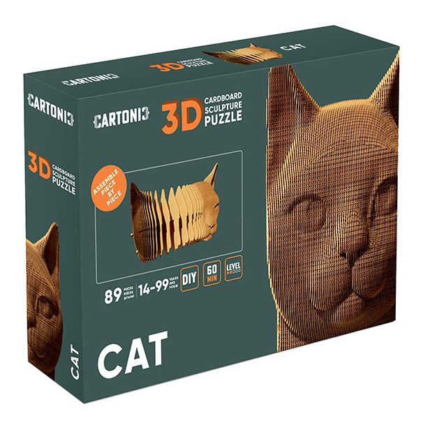 3D-пазли - ​3D пазл Cartonic Cat (CARTCAT)#5