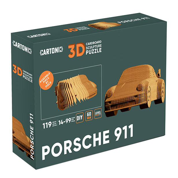3D-пазлы - ​3D пазл Cartonic Porsche 911 (CARTPOR)#5