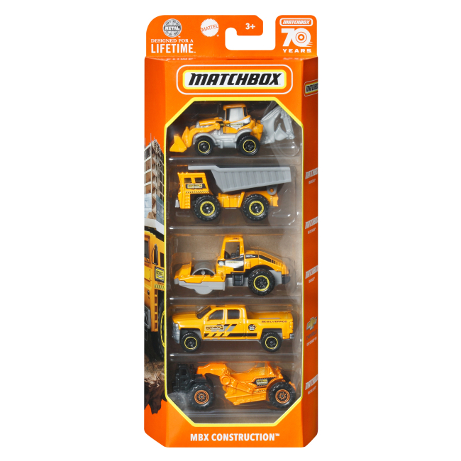 Транспорт и спецтехника - Игровой набор Matchbox MBX construction (С1817/HKY21)#6