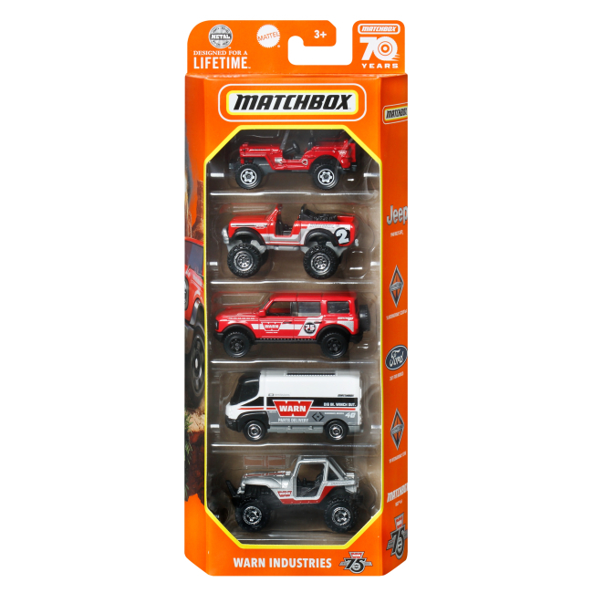 Автомоделі - Набір автомоделей Matchbox Warn industries (С1817/HKY19)#7