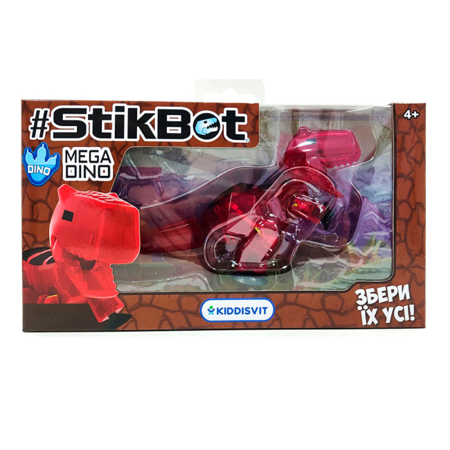 Фігурки персонажів - Фігурка для анімації Stikbot Mega Dino Карнотавр (TST624C_UAKD)#4