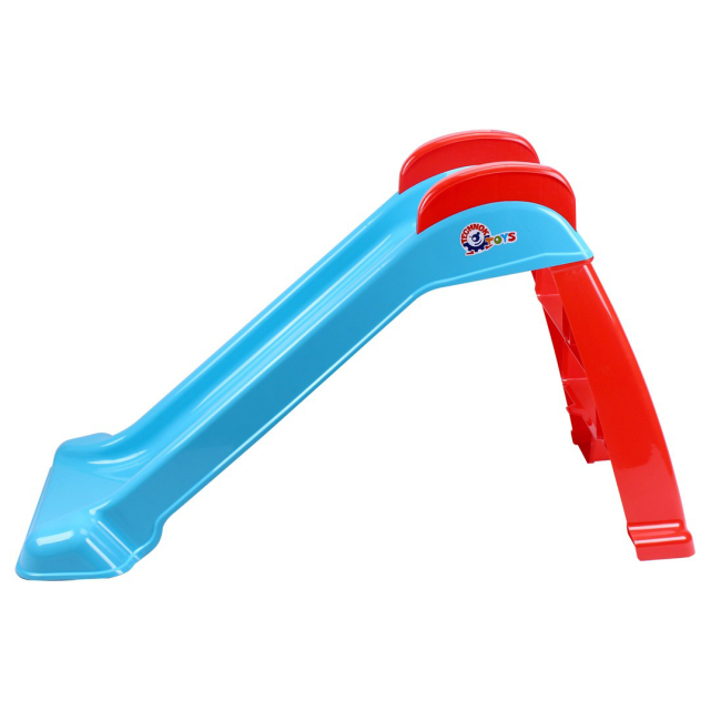 Ігрові комплекси, гойдалки, гірки - Дитяча гірка Technok блакитно-червона (8065)#2