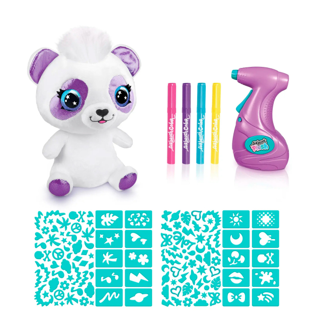 Набори для творчості - Набір для творчості Canal Toys Style 4 Ever Airbrush Plush Панда (OFG257)#2