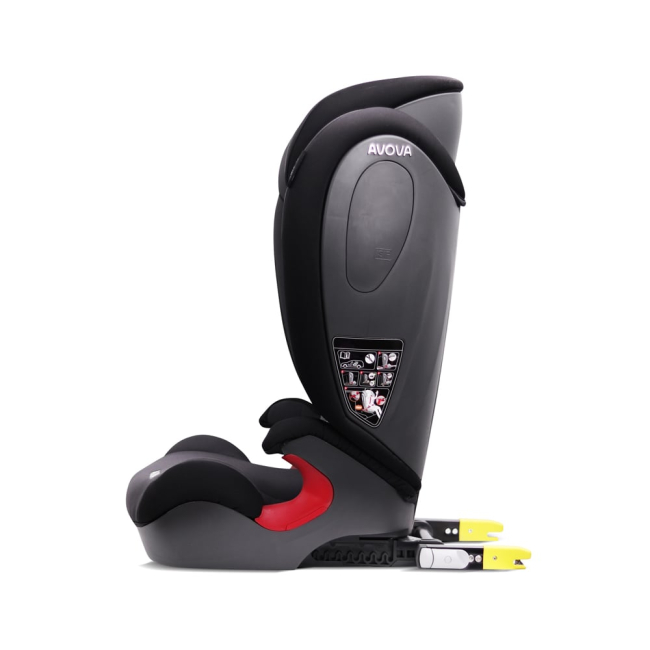 Автокрісла й аксесуари - Автокрісло Avova Star Fix i-Size Grey and Black (4260621461154)#4