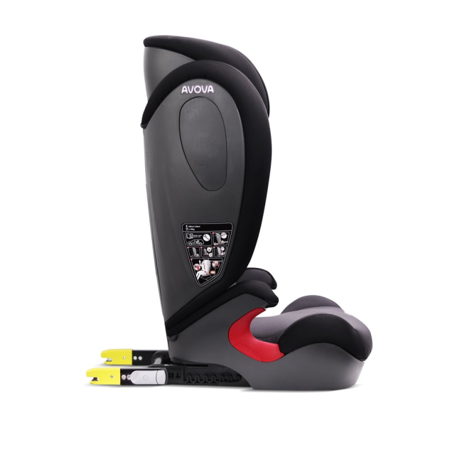 Автокрісла й аксесуари - Автокрісло Avova Star Fix i-Size Grey and Black (4260621461154)#5