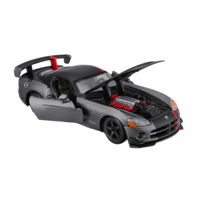 Автомодели - Автомодель Bburago Dodge Viper SRT10 ACR металлик серый (18-22114 met gray)#5