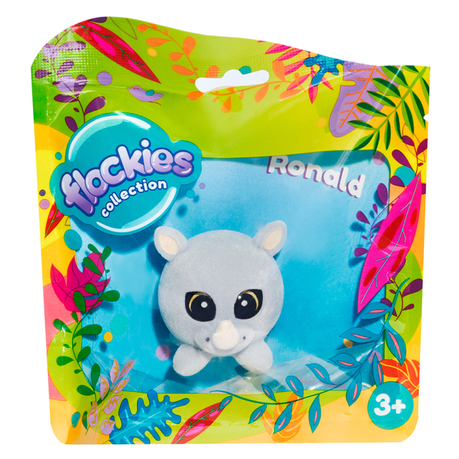 Фігурки тварин - ​Ігрова фігурка Flockies Носоріг Рональд (FLO0106)#3