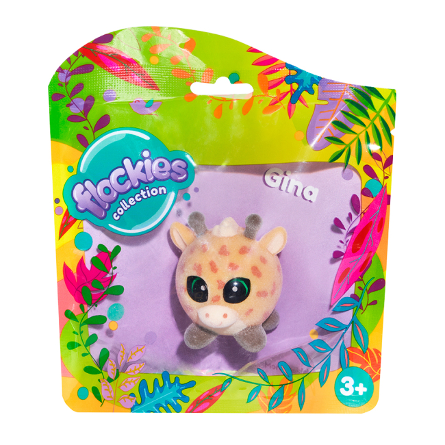 Фігурки тварин - Ігрова фігурка Flockies Жирафа Джина (FLO0114)#3