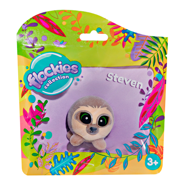 Фігурки тварин - Ігрова фігурка Flockies Лінивець Стівен (FLO0117)#3