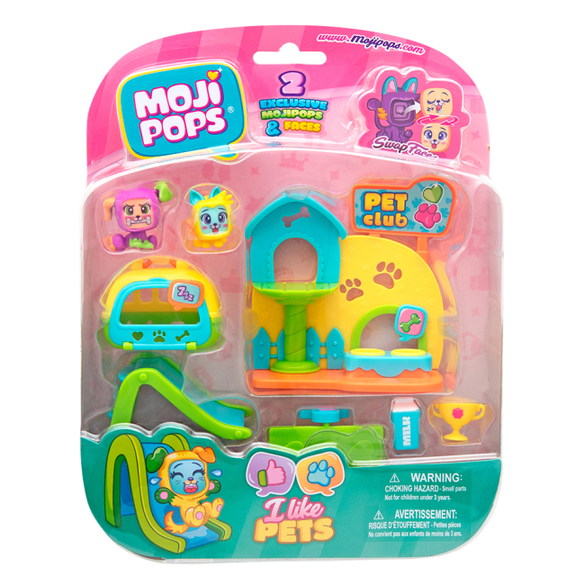 Фигурки персонажей - Игровой набор Moji Pops Питомцы на прогулке (PMPSB216IN10)#3