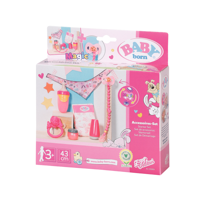 Одежда и аксессуары - Набор аксессуаров для куклы Baby Born Нежная забота с волшебной пустышкой (832851)#3