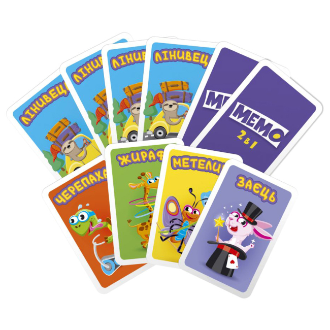 Настільні ігри - Настільна гра DGT-Games Мемо 2 в 1 (2228_C)#3
