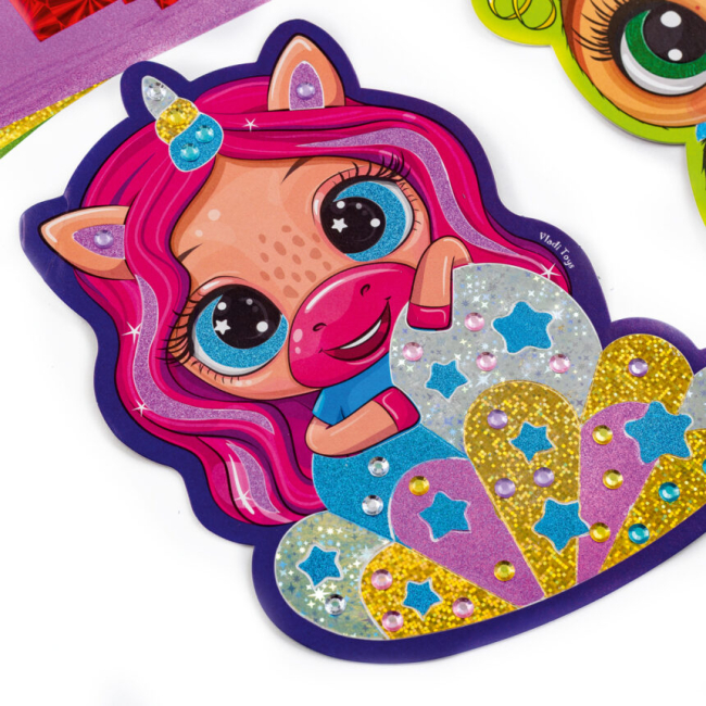 Набори для творчості - Набір для творчості Vladi Toys Foil Art Чарівні тваринки (VT4433-10)#3