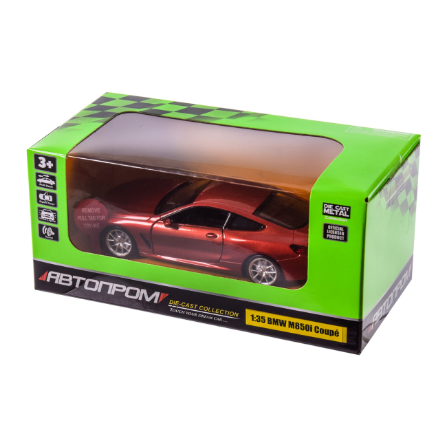 Автомоделі - Автомодель Автопром BMW M850i Coupe червоний (68415/1)#2