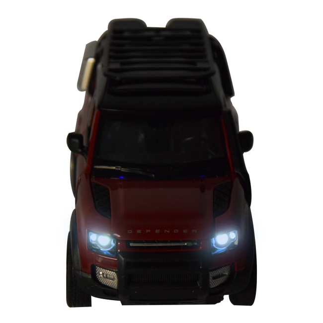 Автомоделі - Автомодель Автопром Land Rover Defender 110 червоний (68416/1)#4