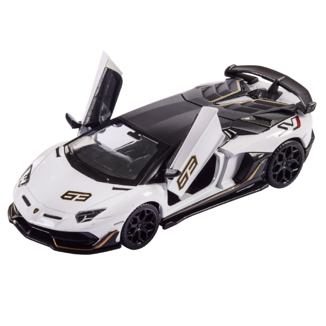 Автомоделі - Автомодель Автопром Lamborghini Aventador SVJ біла (68472/1)#2