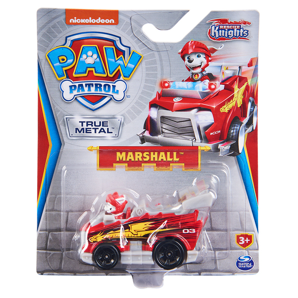Фігурки персонажів - Рятівний автомобіль Paw Patrol Die cast Knights Маршал (SM16782-37)#4