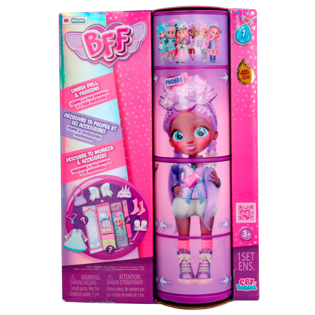 Куклы - Кукла Cry Babies BFF​ S1 Фиби (904354)#5