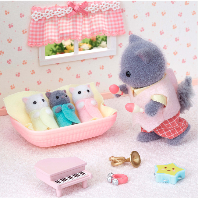 Фигурки животных - Игровой набор Sylvanian Families Тройня персидских котят (5458)#3