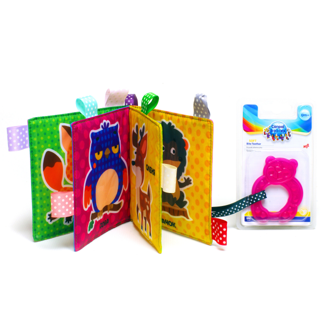 Развивающие игрушки - Мягкая книга Книжковий хмарочос Шурхотелка Зайчик (3761)#2