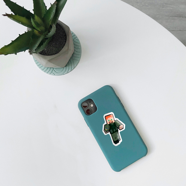 Набори для творчості - 3D стікери Tattooshka Minecraft Ukraine 6 стікерів (SB-33)#4